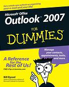 Outlook 2007 For Dummies Bill Dyszel