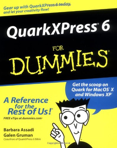 Quarkxpress X For Dummies 1st Edition Barbara Assadi