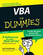 Vba For Dummies John Mueller