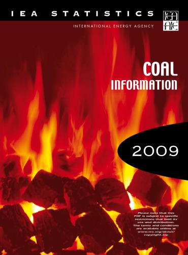 Coal Information 2009 Organization For Economic Cooperation An