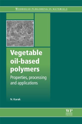 Vegetable Oilbased Polymers Properties Processing And Applications Niranjan Karak