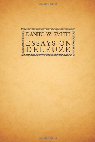 Essays On Deleuze Daniel Smith