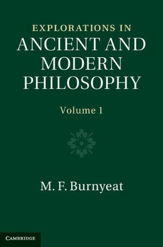Explorations In Ancient And Modern Philosophy M F Burnyeat