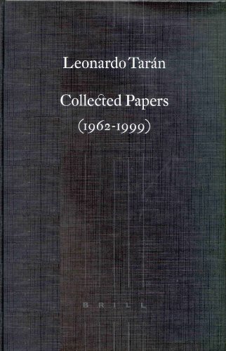 Collected Papers 19621999 Leonardo Taran