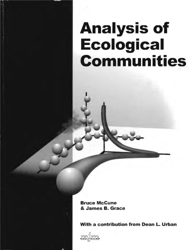 Analysis Of Ecological Communities Mccune Bruce Grace James B