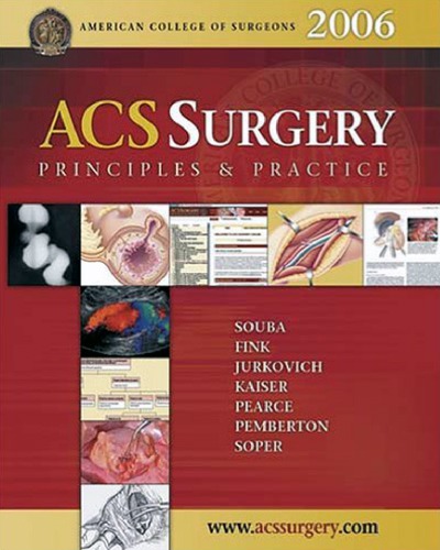 Acs Surgery Principles And Practice Wiley W Souba Md Scd