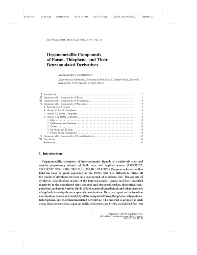 Advances In Heterocyclic Chemistry 78 A Katritzky
