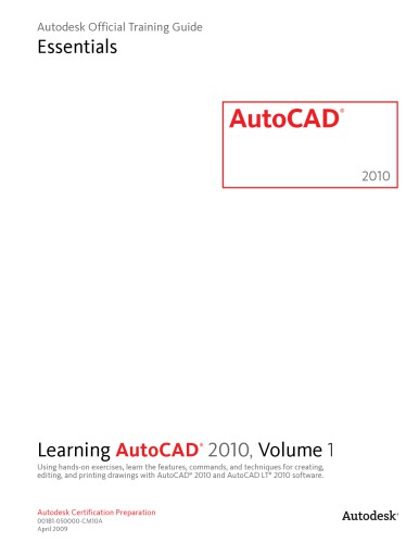 Learning Autocad 2010 Volumes 1 2