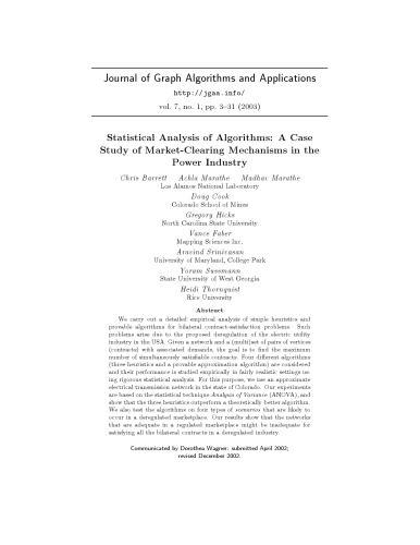 Journal Of Graph Algorithms And Applications 4