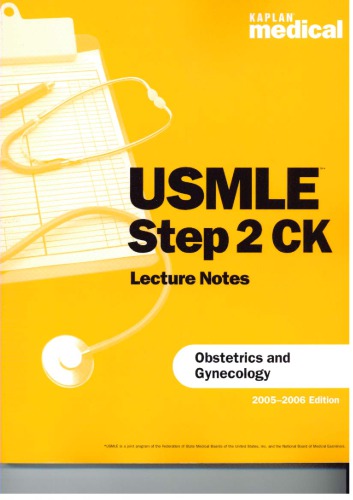 Usmle Step 2 Ck Obstetrics And Gynecology
