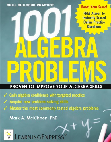 1001 Algebra Problems Learning Express Editors