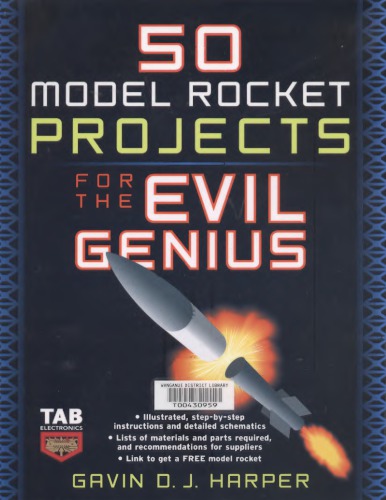 50 Model Rocket Projects For The Evil Genius G Harper Faint Scan Nonocr