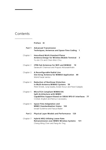 Advanced Transmission Techniques In Wimax R Hincapie Et Al