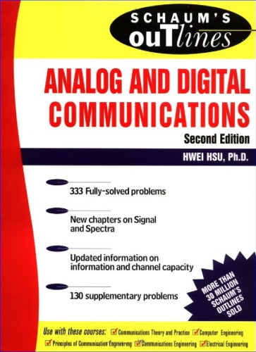 Analog And Digital Communcations Theory And Problems Of Schaums Outlines 2nd Ed H Hsu