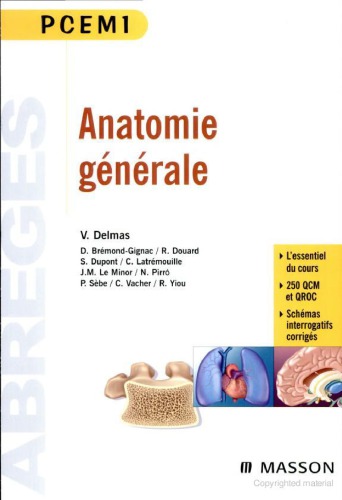 Anatomie Generale V Delmas French