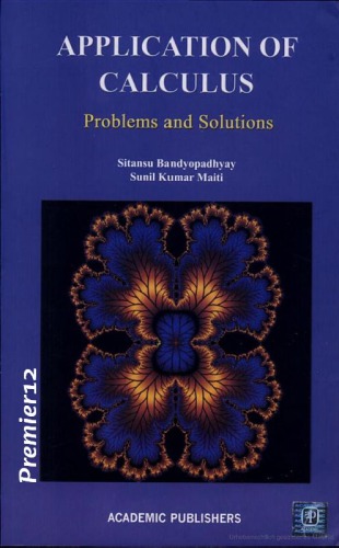 Application Of Calculus Problems And Solutions S Bandyopadbyay