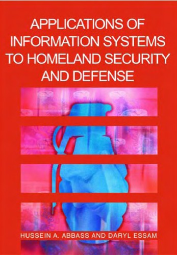Applns Of Info Systems To Homeland Security And Defense H Abbass