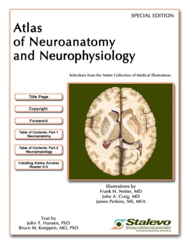 Atlas Of Neuroanatomy And Neurophysiology Spl Ed F Netter