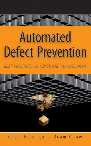 Automated Defect Prevn Best Practs In Software Mgmt D Huizinga