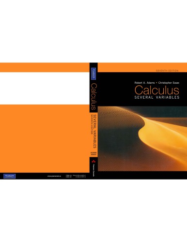 Calculus Several Variables 7th Ed R Adams C Essex