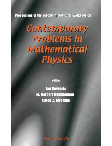 Contemp Probs In Mathematical Physics Procs 2nd Intl Wkshp J Govaerts
