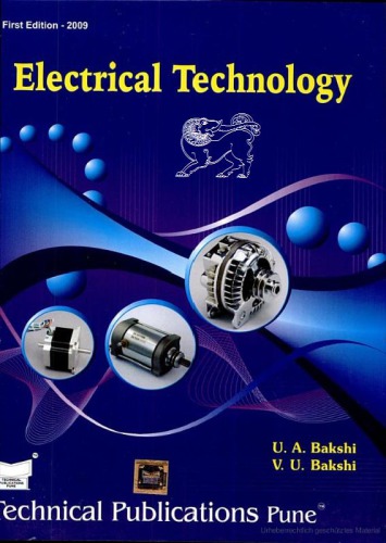 Electrical Technology 1st Edition U Bakshi V Bakski