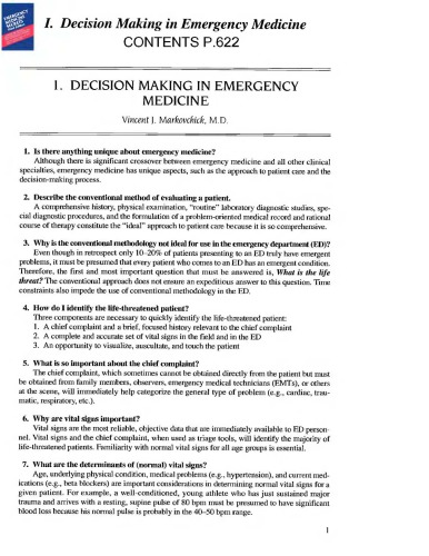 Emergency Medicine Secrets Series 3rd Ed V Markovchick P Pons