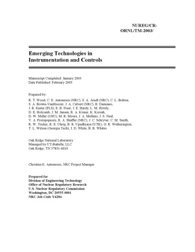 Emerging Technologies In Nuclear Instrumentation And Controls