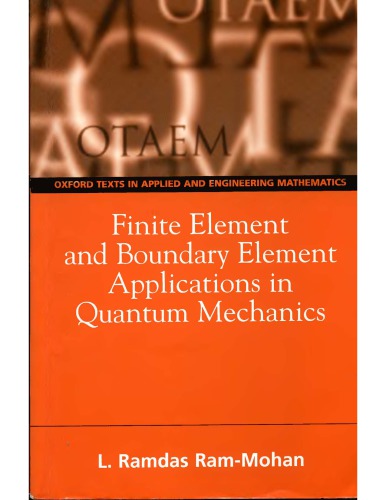 Finite Element And Boundary Element Applns In Quantum Mech L Rammohan