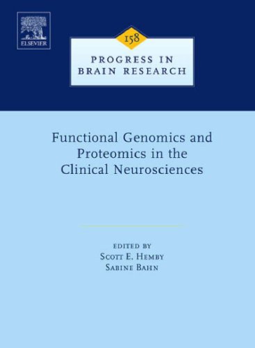 Functional Genomics Proteomics In Clin Neuroscis Prog In Brain Res Vol 158 S Hemby