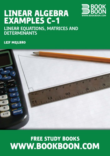 Linear Algebra Examples C1 L Mejlbro Nb Has Some Ads