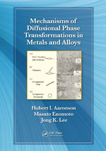 Mechanisms Of Diffusional Phase Transfmns In Metals Alloys H Aaronson