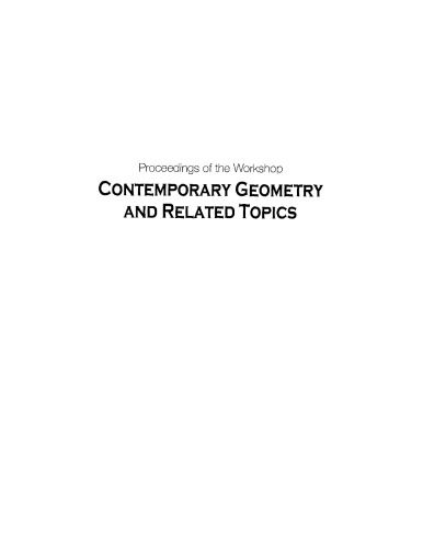 Procs Of The Wkshp Contemp Geometry And Rel Topics N Bokan