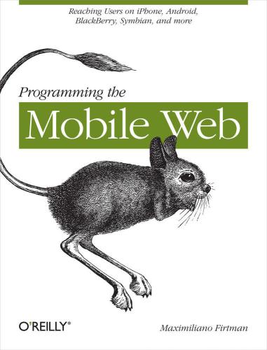 Programming The Mobile Web M Flirtman