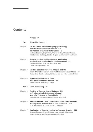 Remote Sensing Of Planet Earth Y Chemin