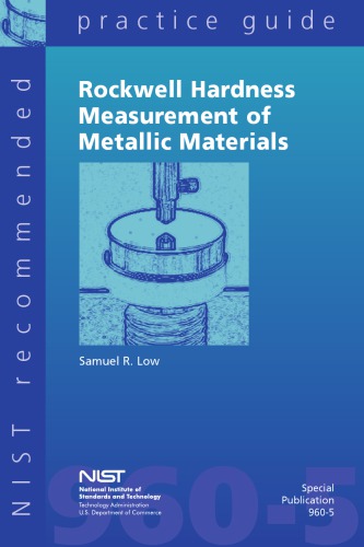 Rockwell Hardness Measurement Of Metallic Mtls S Low