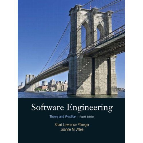 Software Engineering Theory And Practice 4th Ed S Pfleeger