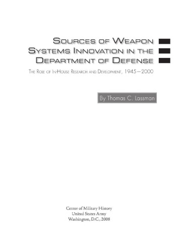 Sources Of Weapon Sys Innov In The Dod T Lassman