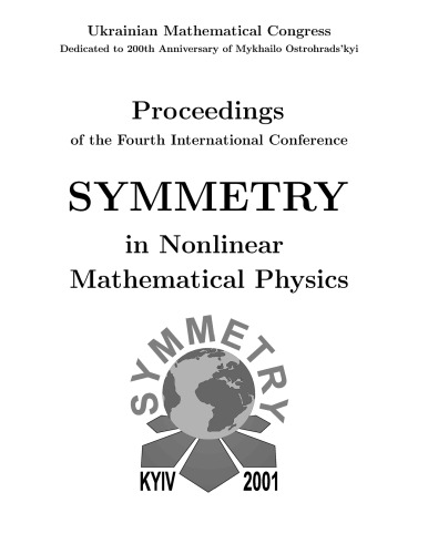 Symmetry In Nonlinear Mathematical Physics A Nikitin V Boyko