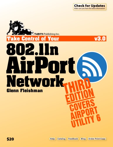 Take Control Of Your 80211n Airport Ntwk 3rd Ed G Fleishman