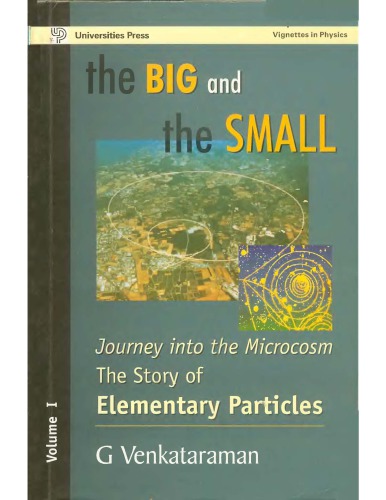 The Big And The Small Vol 1 The Story Of Elem Particles G Venkataraman