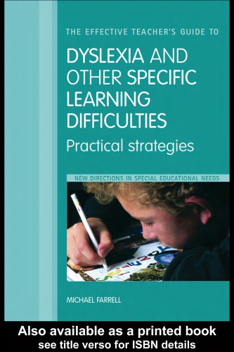 The Effective Teachers Gde To Dyslexia Other Lrng Difficulties M Farrell
