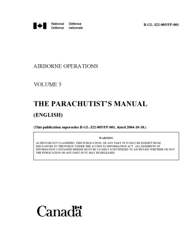 The Parachutists Manual Airborne Opns Vol 5 Bgl322005 Fp001