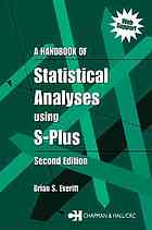 A Handbook Of Statistical Analyses Using Splus 2nd Ed B S Everitt