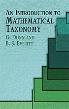 A Introduction To Mathematical Taxonomy G Dunn Brian Everitt