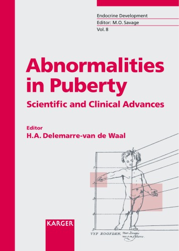 Abnormalities In Puberty Scientific And Clinical Advances H A Delemarrevan De Waal
