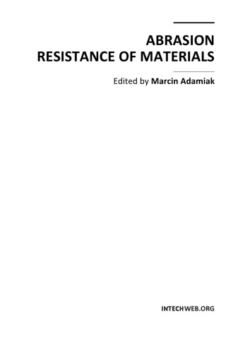 Abrasion Resistance Of Polymer Nanocomposites A Review Malucelli