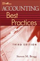 Accounting Best Practices 3rd Ed Steven M Bragg