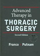 Advanced Therapy In Thoracic Surgery 5th Ed Kenneth L Franco J B Putnam