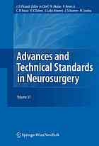 Advances And Technical Standards In Neurosurgery Vol 37 J D Pickard Et Al